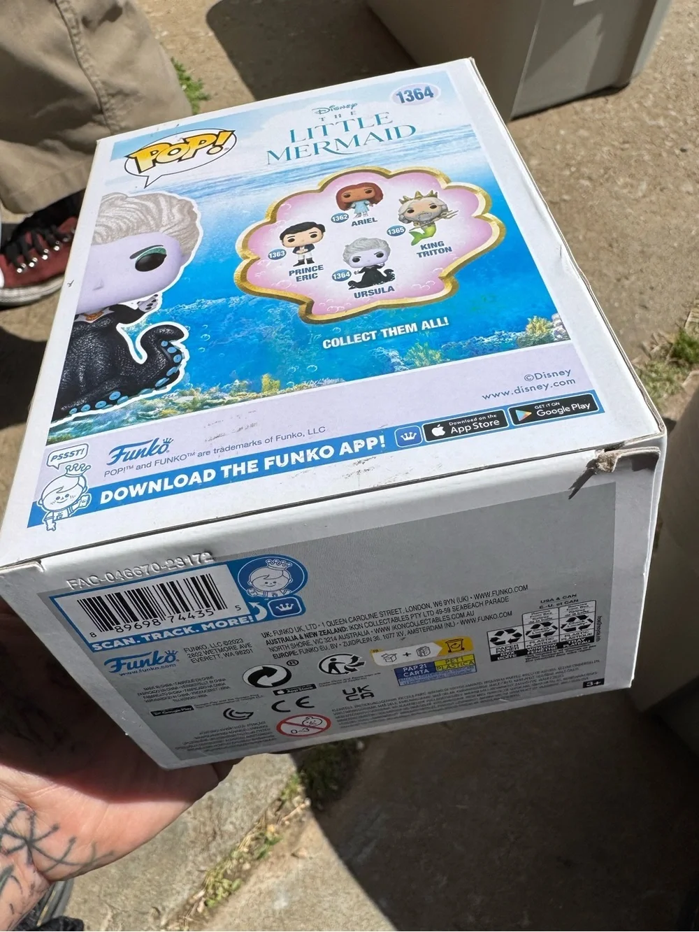 Funko Pop! Disney: The Little Mermaid Ursula #1364 Diamond Collection figure